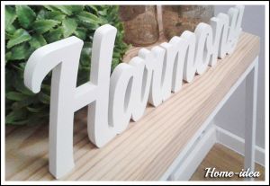 Harmony napis z drewna